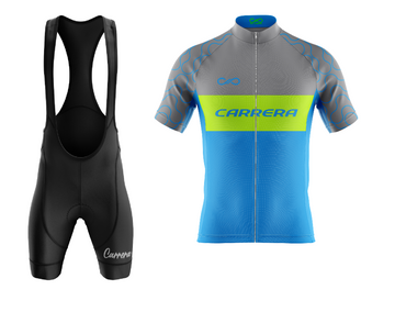 Uniforme Ciclismo Fit Corto con Tirantas - Relax Manga Corta